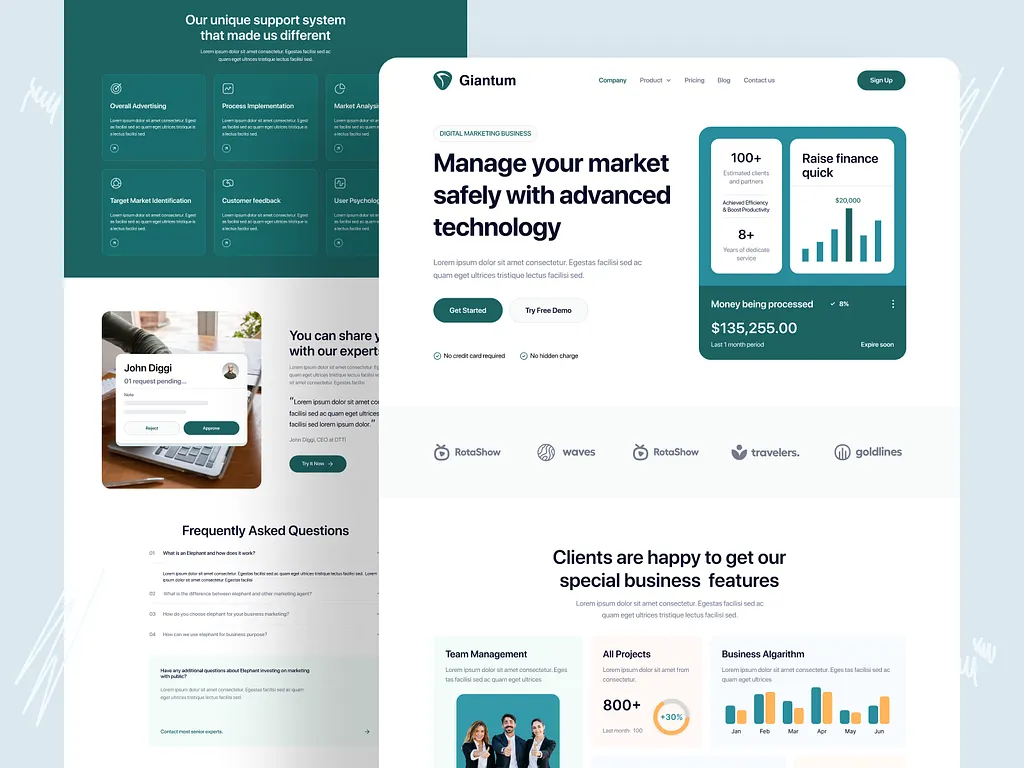 Marketing Business Website